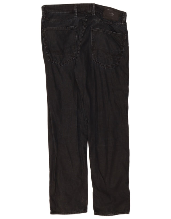 Jack & Jones Herre Mike Comfort Fit Straight Jeans W32 L29 Sort