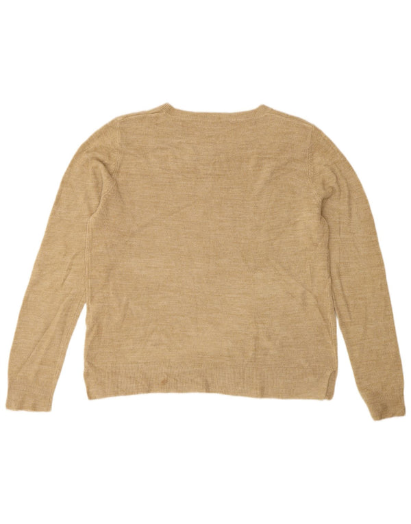 MARKS & SPENCER Dametrøje UK 14 Medium Beige Akryl