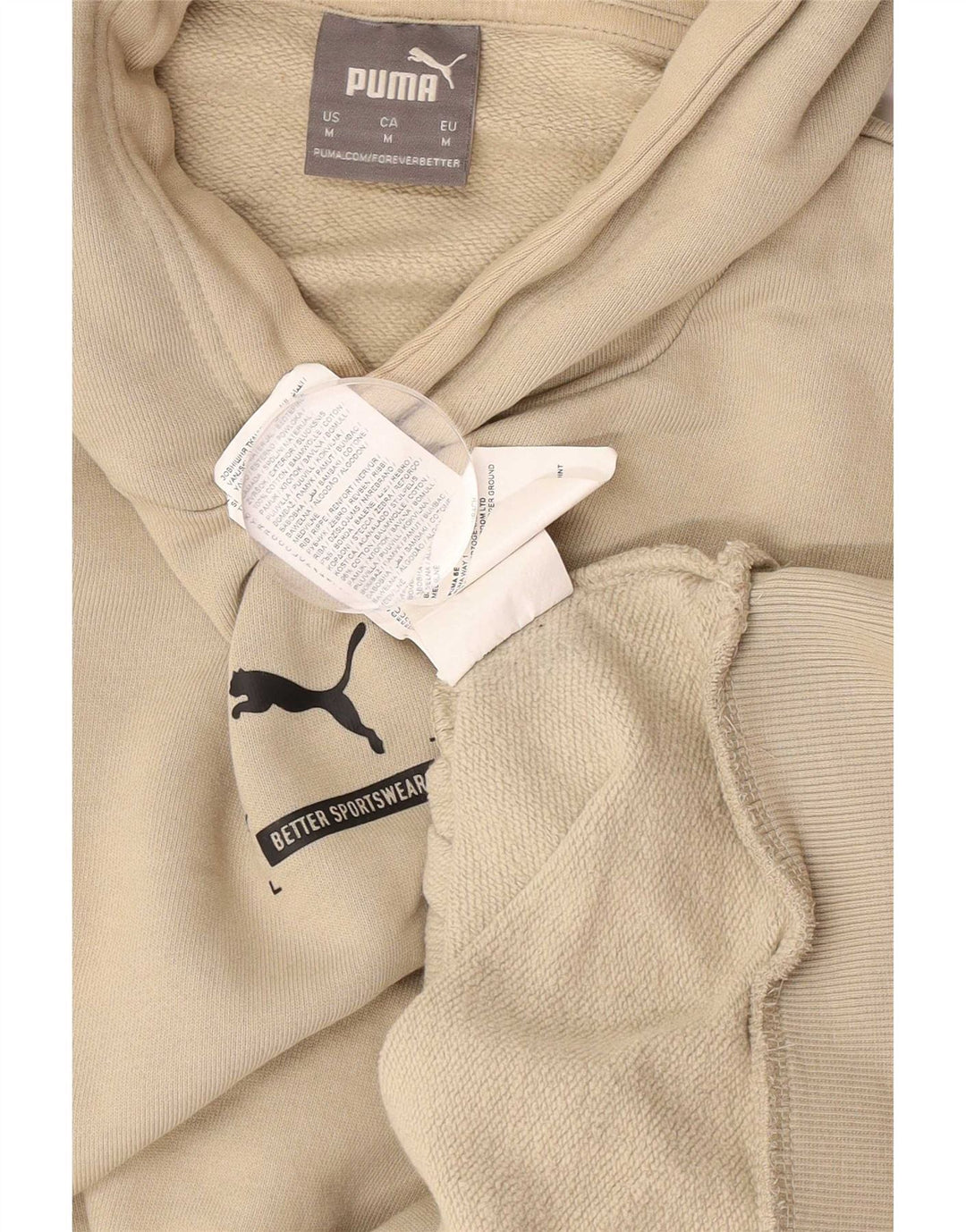 Puma Herre hættetrøje Jumper Medium Beige Bomuld