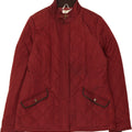 ORVIS Womens Quilted Jacket UK 16 Large Maroon Cotton Vintage Orvis and Second-Hand Orvis from Messina Hembry 
