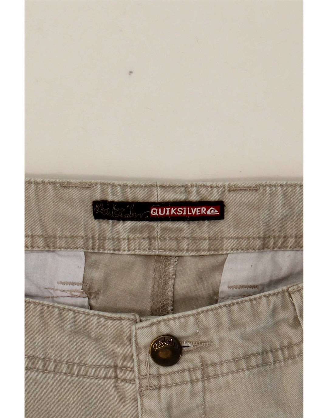 Quiksilver Herre Grafiske Chino Shorts W35 Large Beige