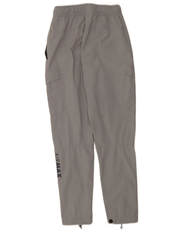 Nike koniske cargobukser til kvinder Small W27 L30 Grå Nylon Sports