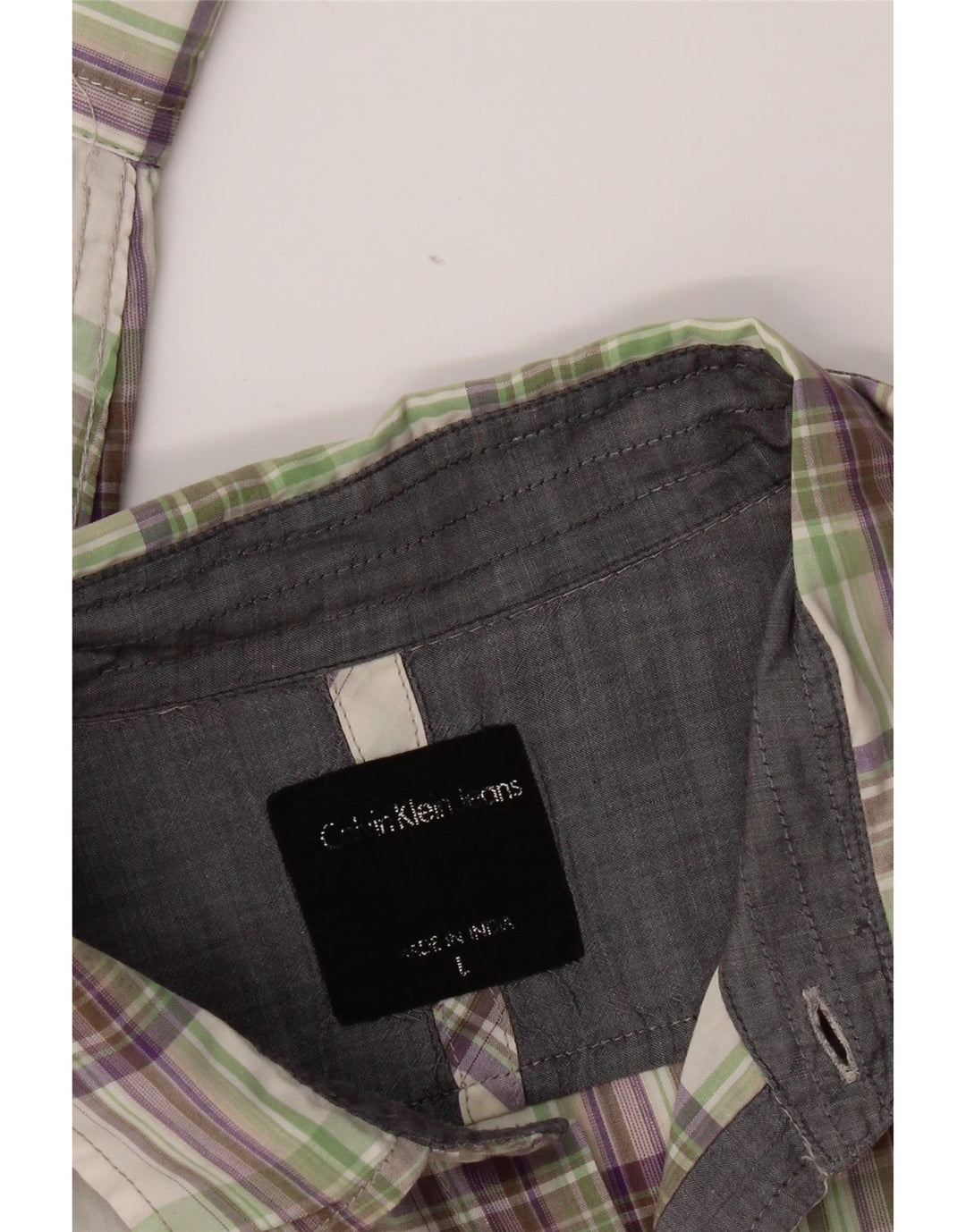 Calvin Klein Jeans Herreskjorte Stor flerfarvet ternet