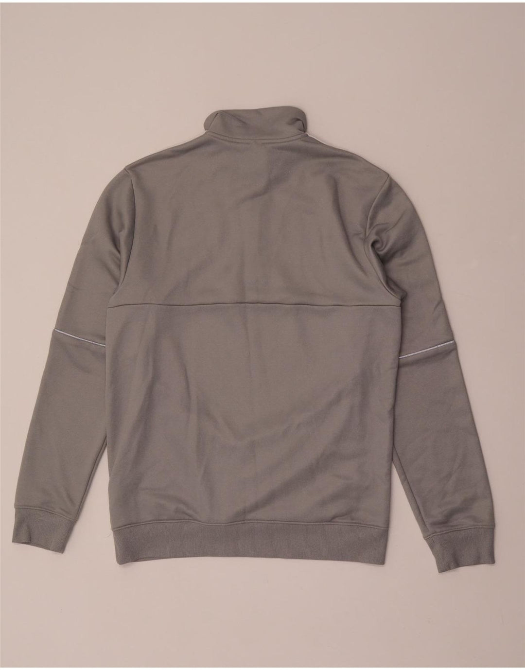 ADIDAS Aeroready Sweatshirt med lynlås til mænd mellem grå polyester