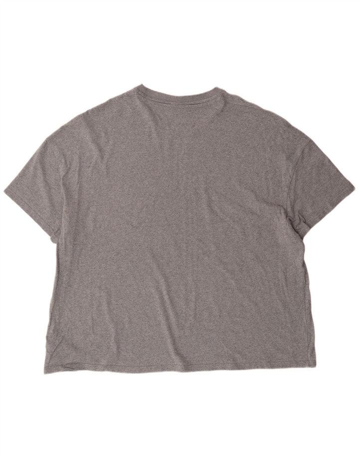 Puma Herre Grafisk T-Shirt Top 2XL Grå Bomuld