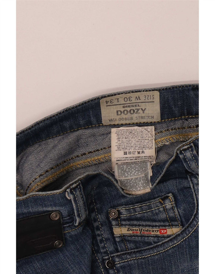 Diesel Dame Doozy Slim Jeans W30 L31 Blå Bomuld