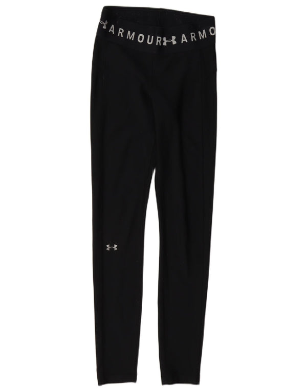 Under Armour Grafiske High Waist Leggings til kvinder XS W24 L27 Sort