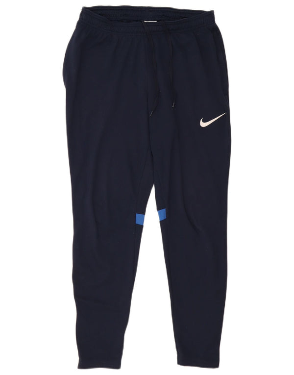 NIKE Herre Dri Fit træningsdragt Bukser Medium Navy Blue Colourblock