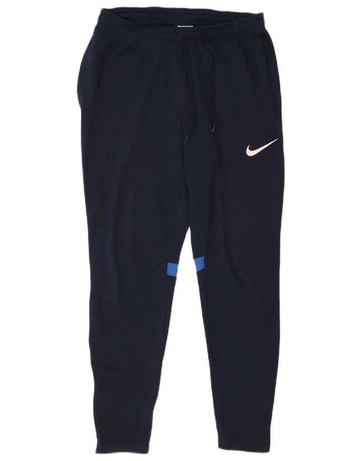 NIKE Herre Dri Fit træningsdragt Bukser Medium Navy Blue Colourblock