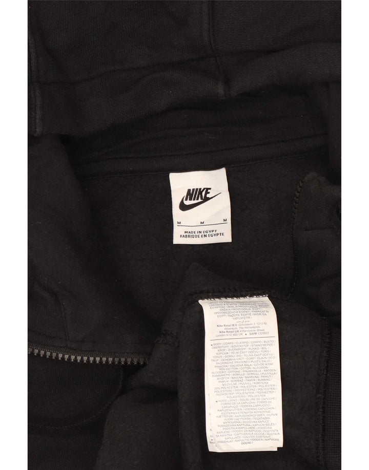 Nike hættetrøje med lynlås til mænd mellem sort bomuld