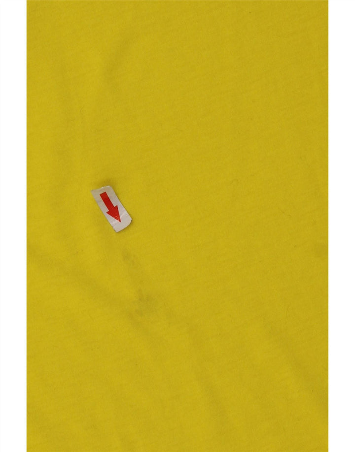 Adidas Boys Climalite T-Shirt Top 13-14 År Gul Polyester