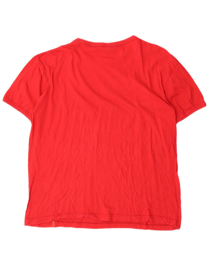 Levi's Herre grafisk T-shirt top XL rød bomuld