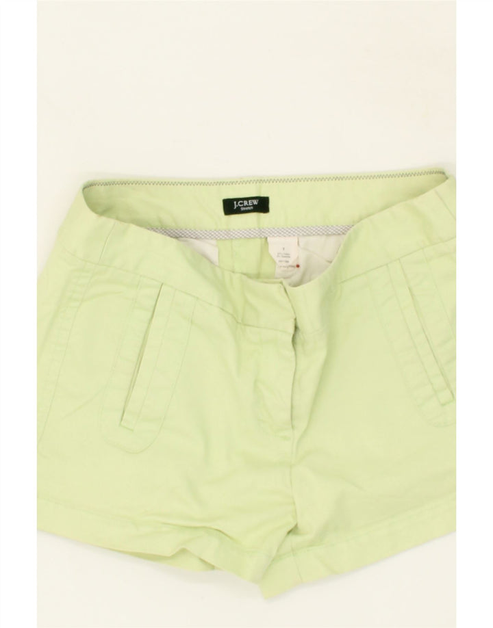 J. CREW Womens Hot Pants US 2 XS W28  Green Cotton Vintage J. Crew and Second-Hand J. Crew from Messina Hembry 