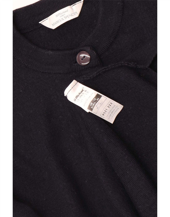 Marks & Spencer Dame St. Michael Cardigan Sweater UK 12 Medium Navy Blue