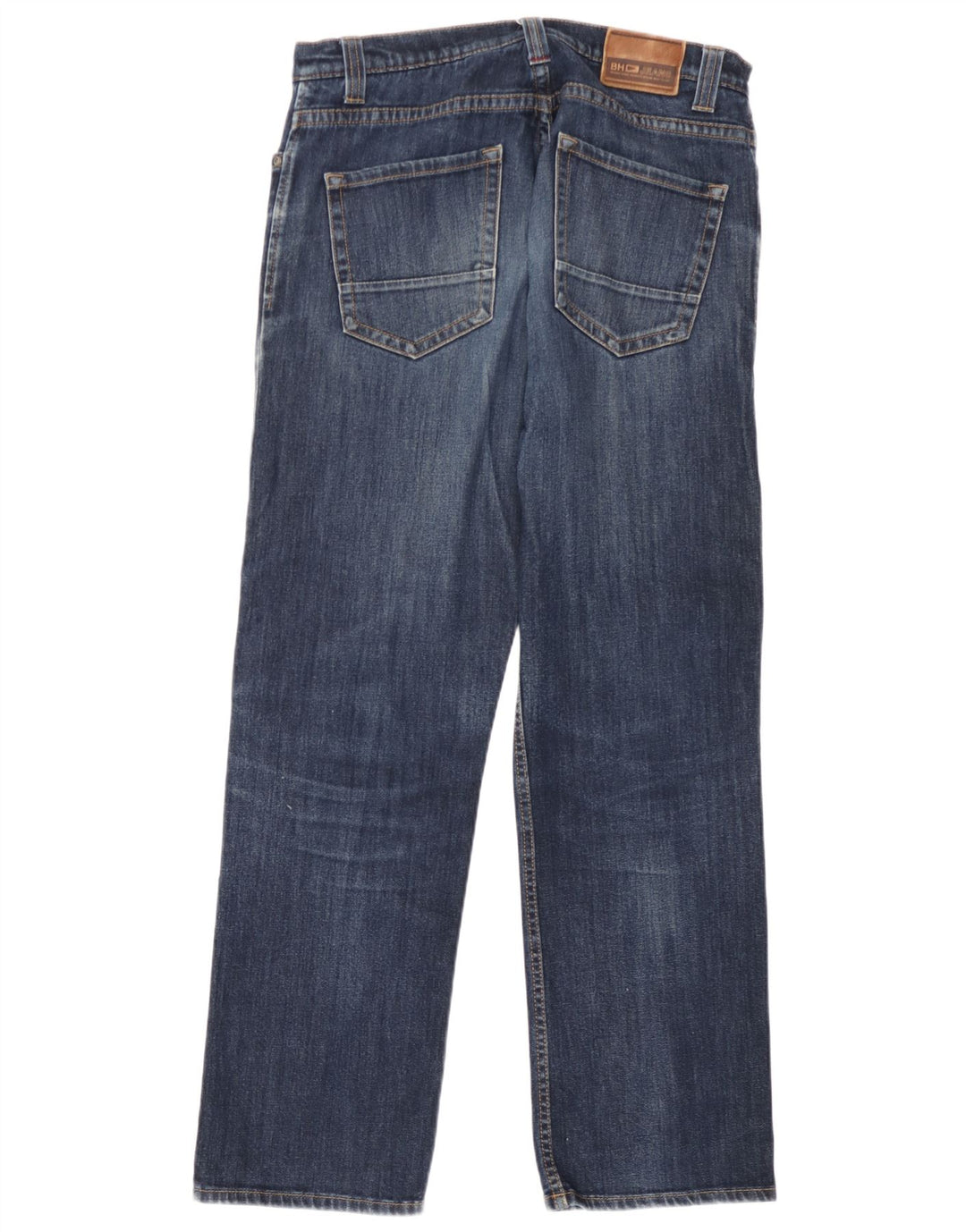 Marks & Spencer Herre Blue Harbor Straight Jeans W34 L31 Blue Cotton