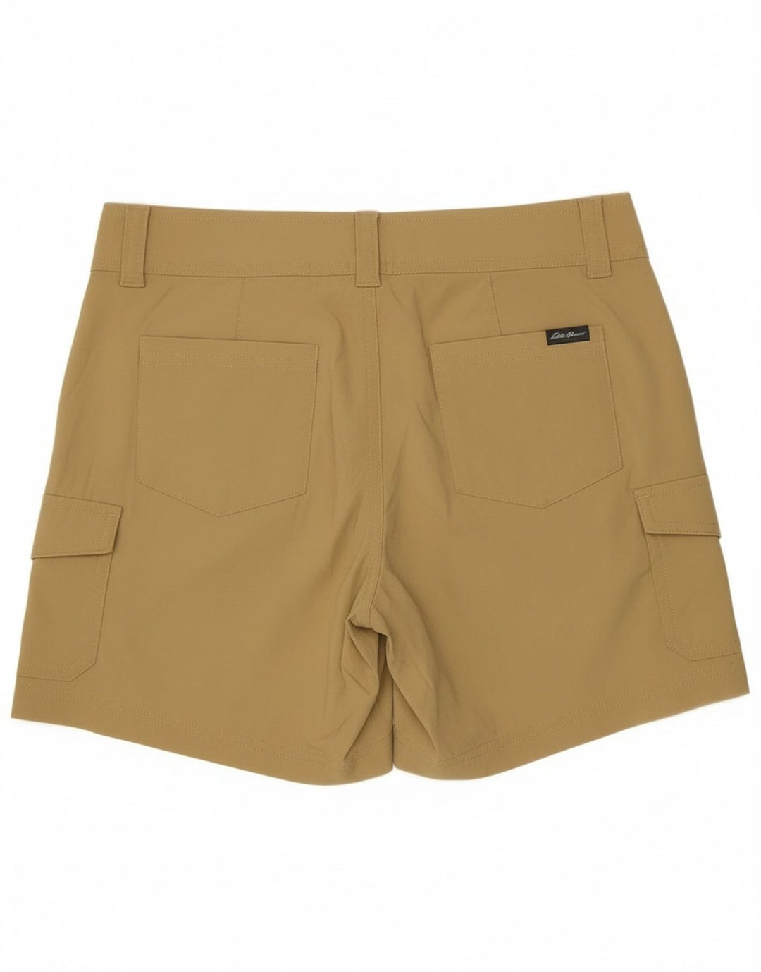 Eddie Bauer Dame Cargo Shorts US 4 Small W30 Beige Nylon