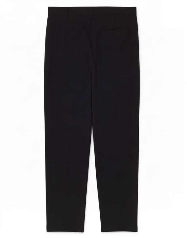 Marks & Spencer Dame Cropped Trousers UK 12 Medium W32 L25 Navy Blue
