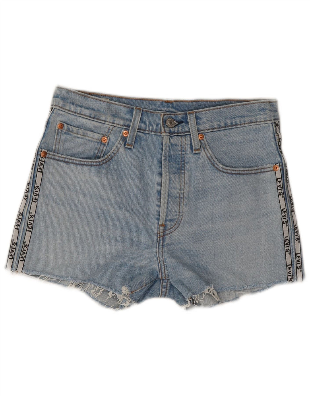 LEVI'S Womens 501 denimshorts W28 Medium Blue