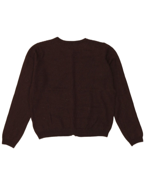 Zara Womens Bolero Jumper UK 12 Medium Brown Wool