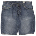 RIFLE Herre Denim Shorts W33 Medium Blue