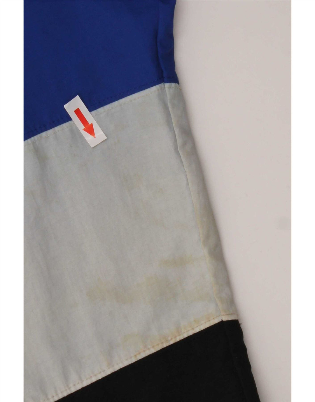 Champion Dame grafisk træningsdragt Topjakke UK 10 Small Blue Colourblock