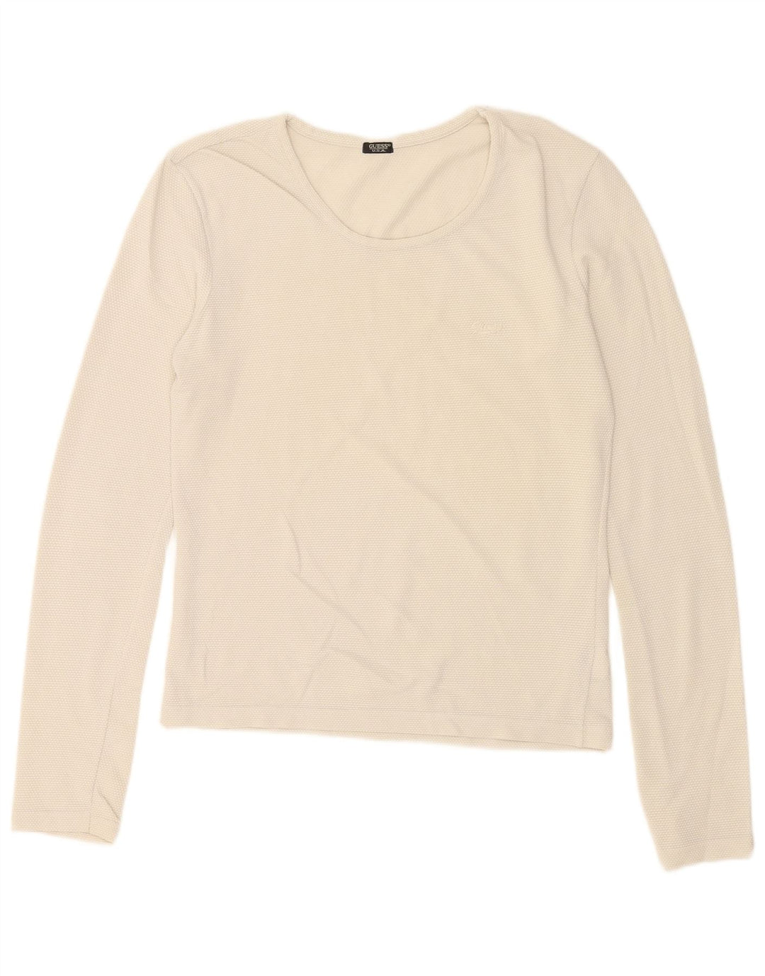 Guess Dametop Langærmet UK 14 Large White