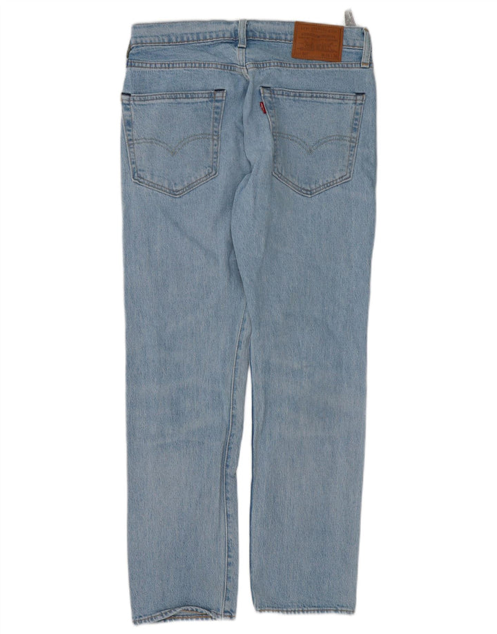 Levi's Herre 502 tilspidsede jeans W30 L28 blå bomuld