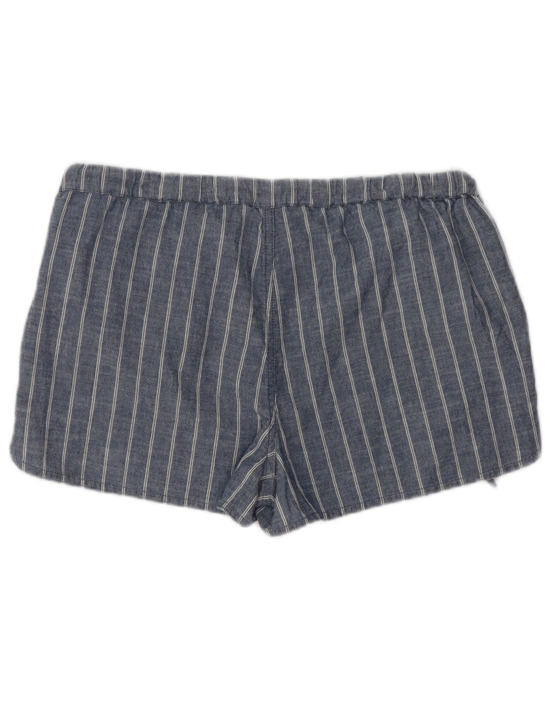 J. CREW Casual Shorts til kvinder Små W34 blå stribet bomuld