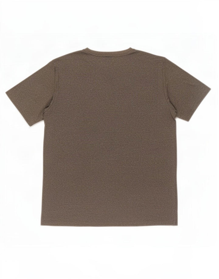 Puma Herre grafisk T-shirt Top Stor Grå Flecked Polyester