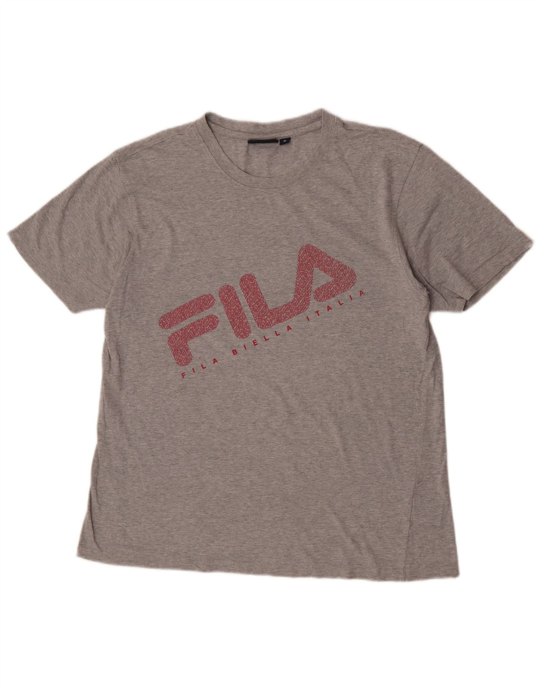 Fila Herre Grafisk T-Shirt Top Medium Grå