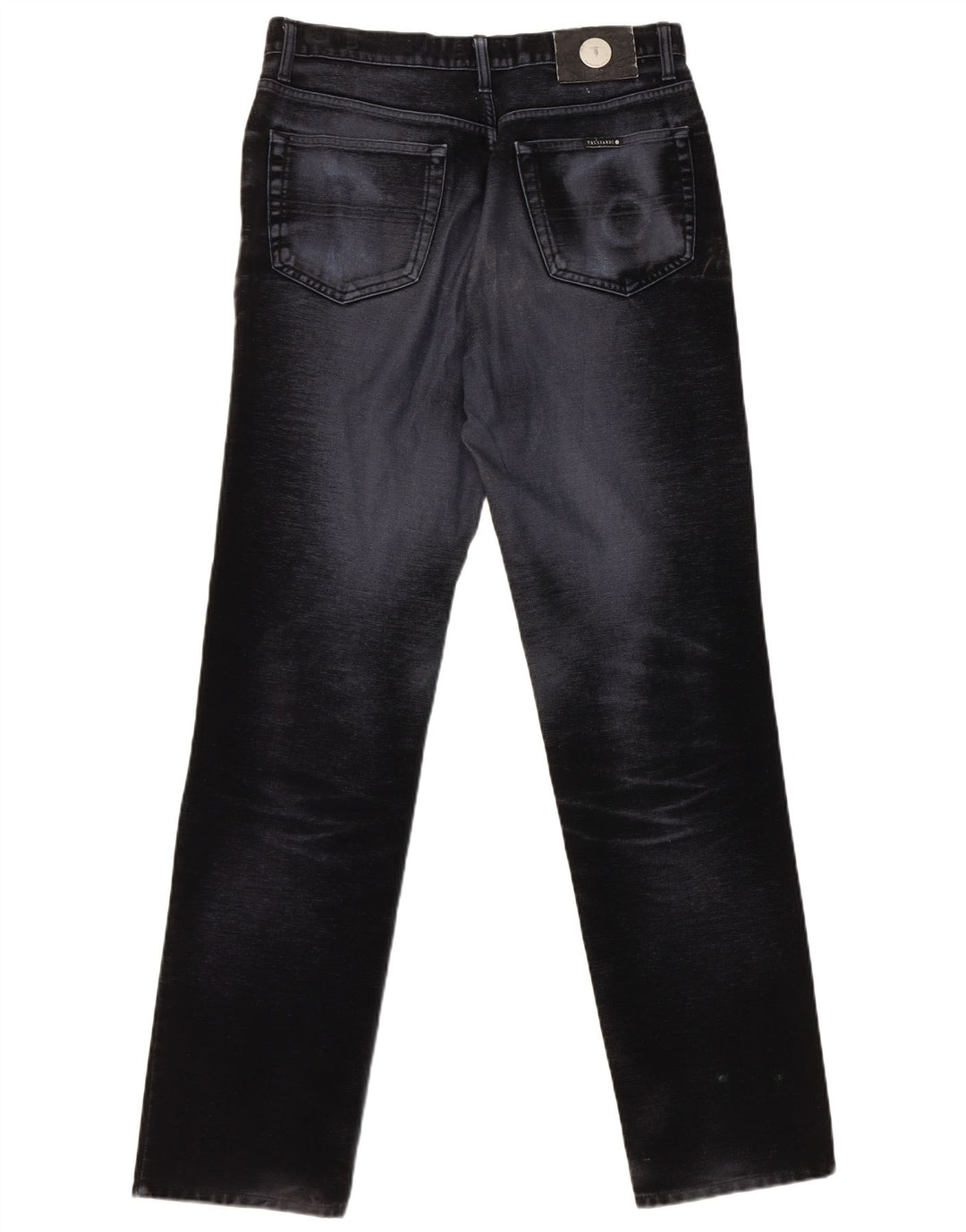 Trussardi Straight Jeans til mænd W30 L32 Marineblå bomuld