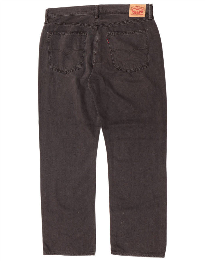 Levi's Straight Jeans til mænd W32 L30 Grå Bomuld