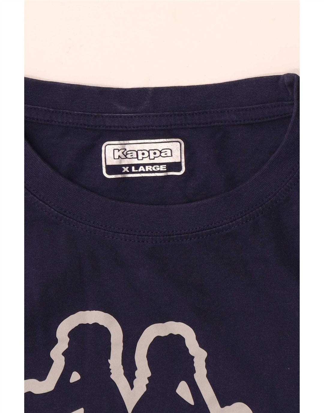 Kappa Herre grafisk T-shirt Top XL Marineblå