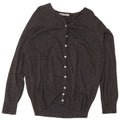 Marks & Spencer Dame Cardigan Sweater UK 20 2XL Grå Viscose