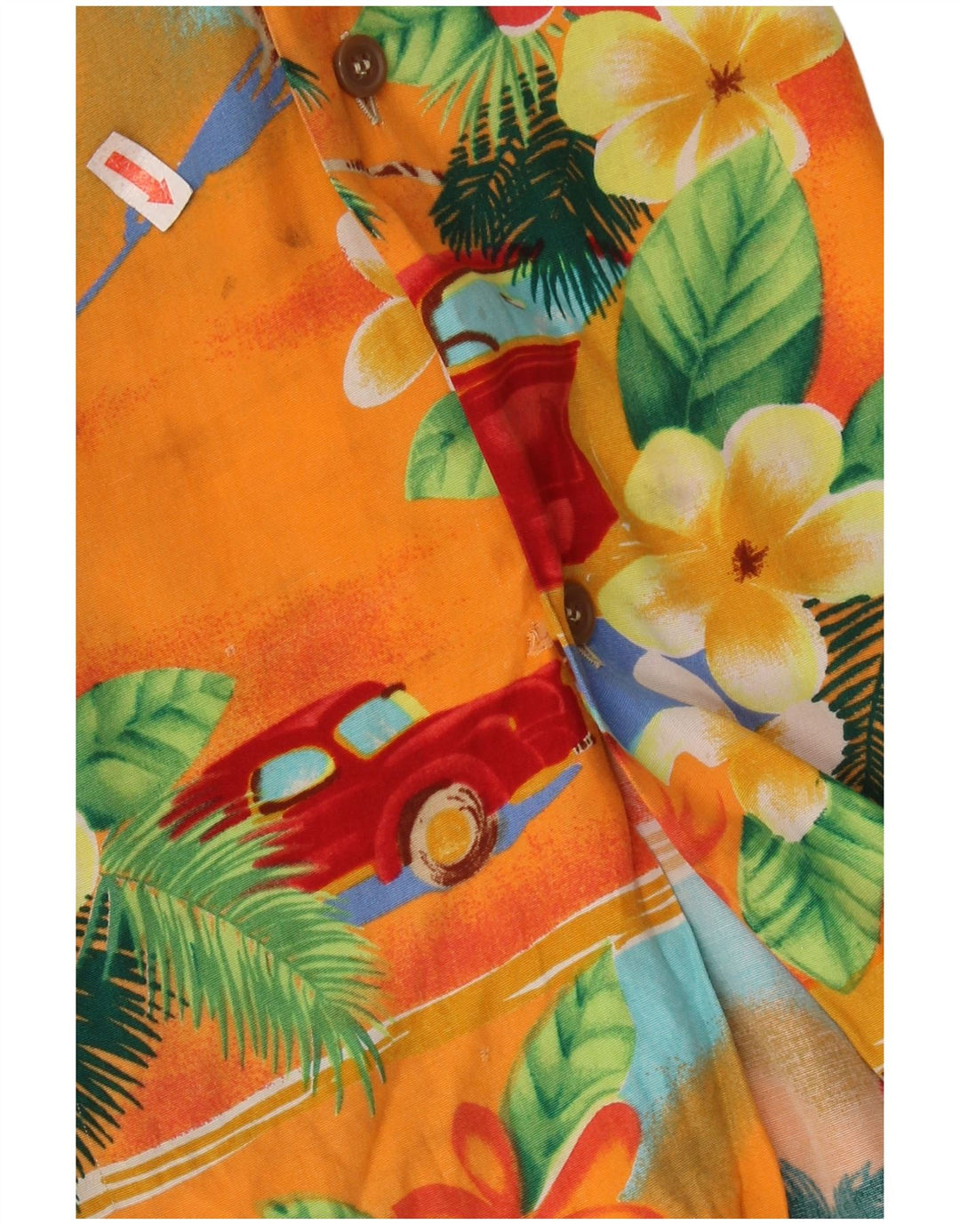 PETER ELLIOT Kortærmet herreskjorte Stor flerfarvet blomstret hawaiiansk