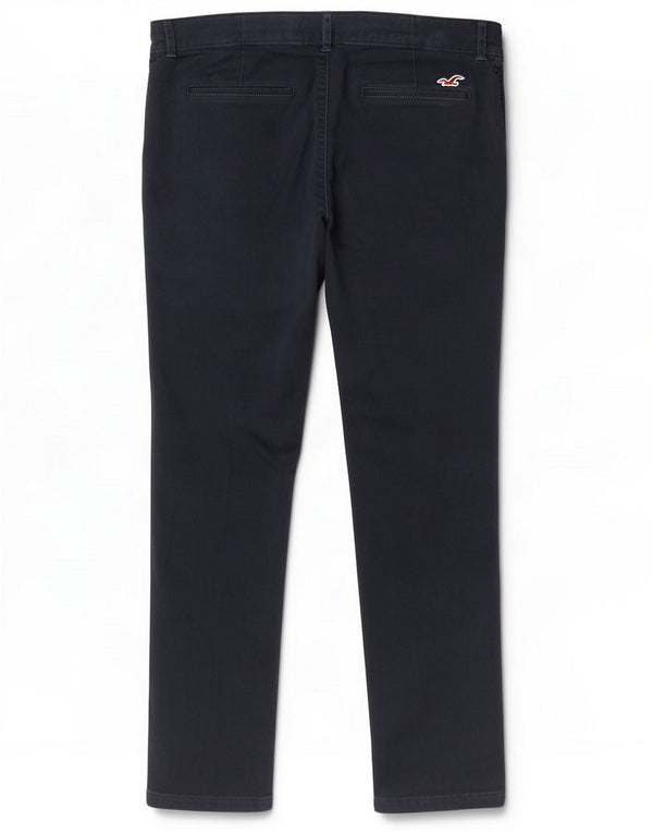 Hollister Womens Slim Chino Trousers US 9 Medium W29 L30 Navy Blue