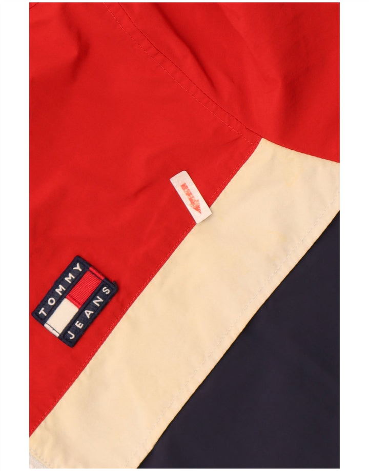 Tommy Hilfiger Regnjakke til mænd UK 38 Medium Flerfarvet Colourblock