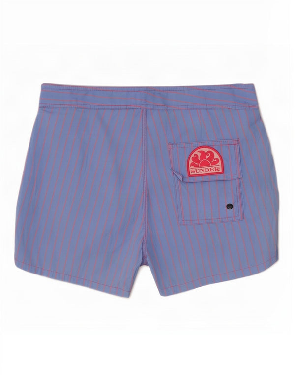 Sundek Herre badeshorts Medium Blue Pinstripe Polyester