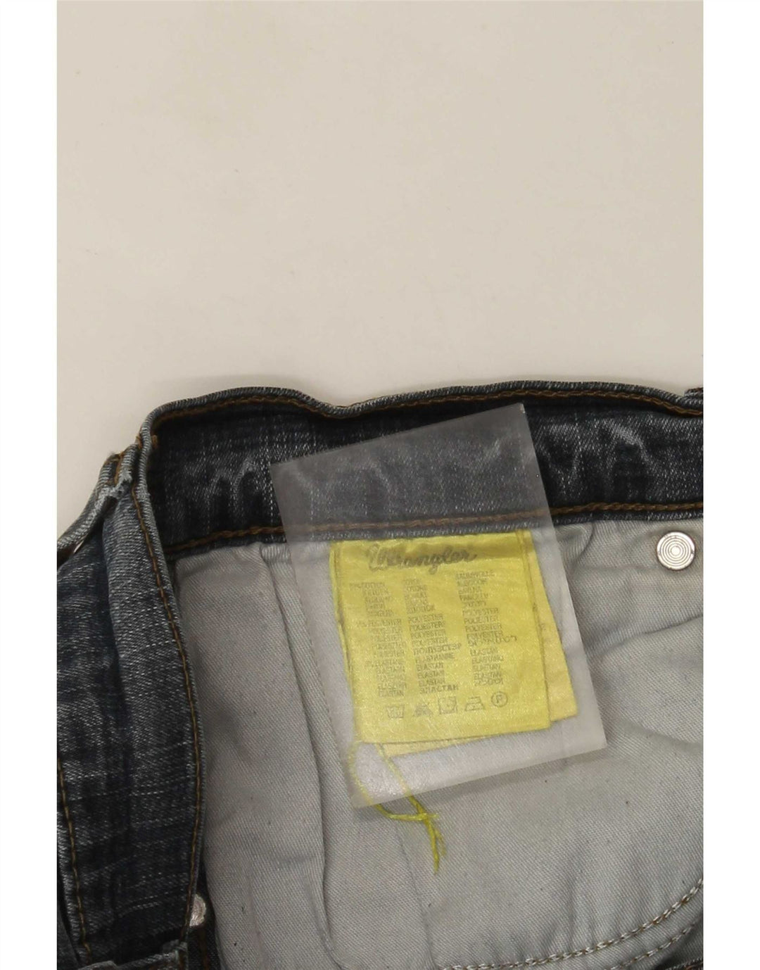 Wrangler Herre Texas Stretch Straight Jeans W42 L29 Blå Bomuld