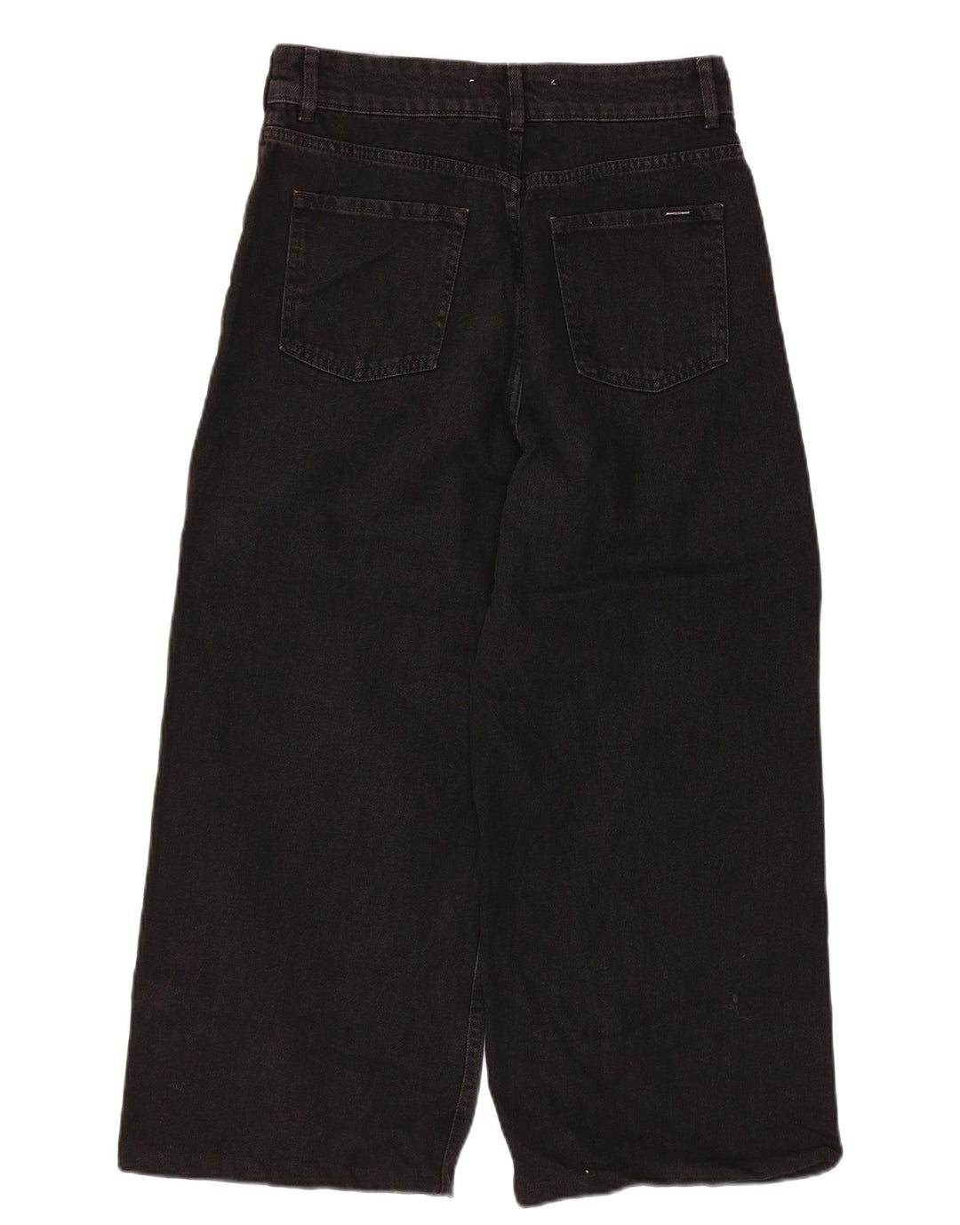 Zara Dame Capri Jeans EU 40 Medium W30 L23 Sort Bomuld