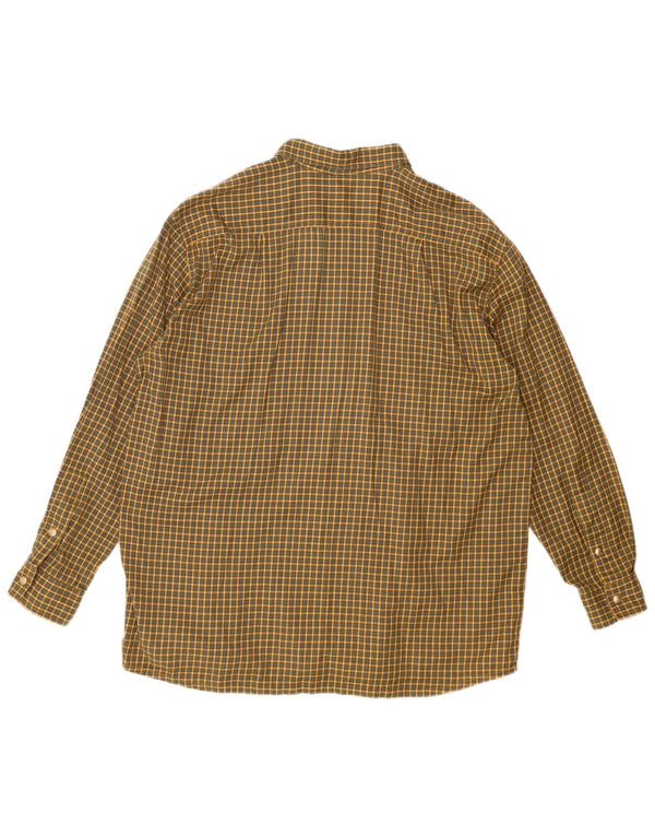 BOGNER Flanellskjorte til kvinder US 18 2XL gul ternet bomuld