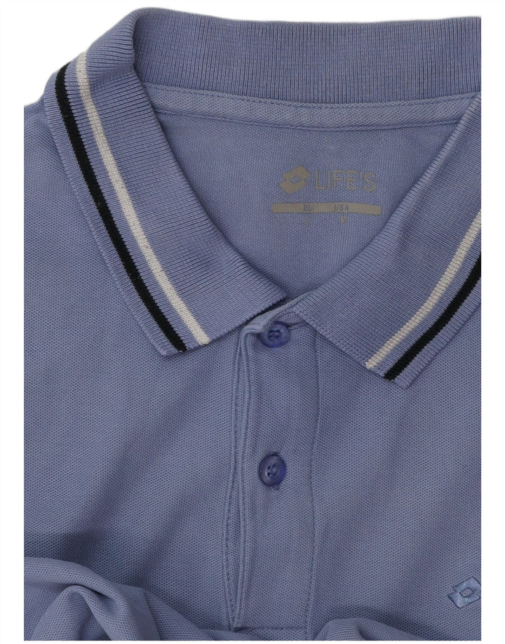 Lotto Herre Polo Shirt Large Blue
