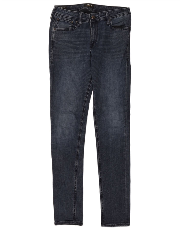 Jack & Jones Herre Liam Skinny Jeans W32 L36 Blå Bomuld