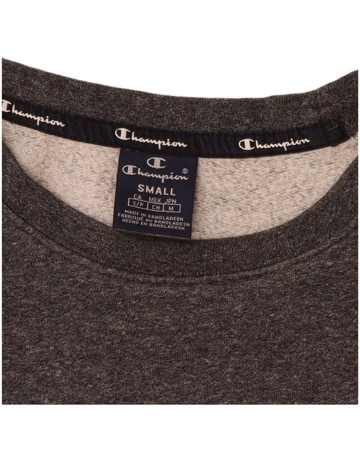 Champion Herre Sweatshirt Jumper Lille grå Flecked Bomuld