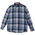Tommy Hilfiger Herre Regular Fit skjorte Stor blå plaid bomuld