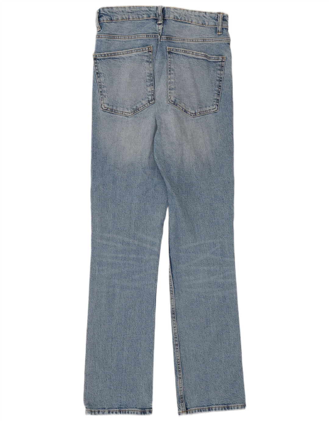 Zara Dame Straight Jeans EU 36 XS W26 L29 Blå