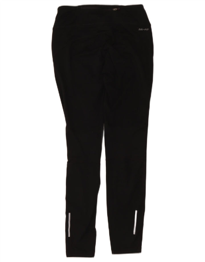 Nike Dame Dri Fit Leggings UK 6 XS Sort Polyester