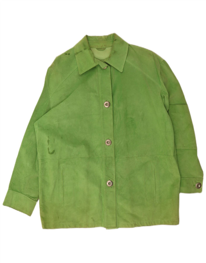 Gai Mattiolo Dame Ruskindsjakke UK 16 Large Green