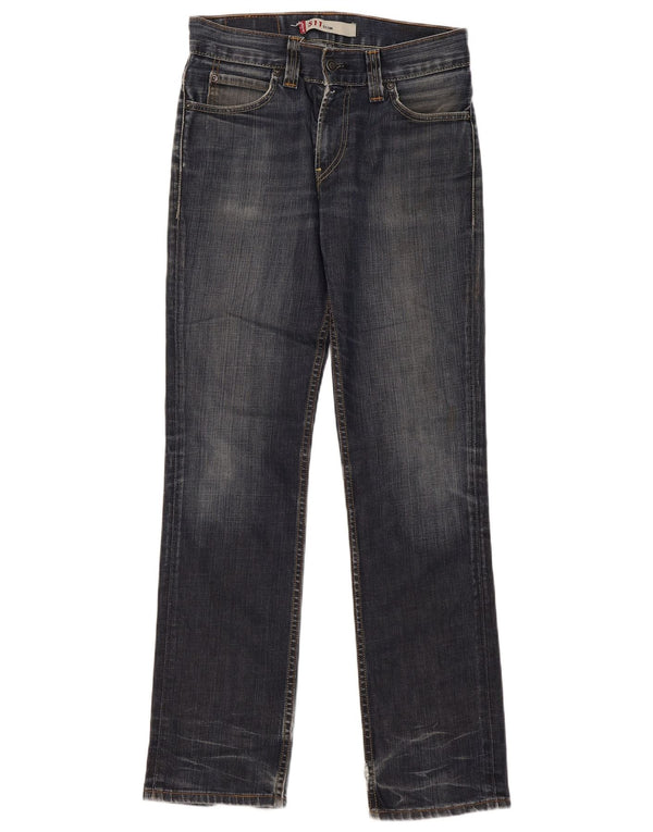 Levi's Dame 511 Slim Jeans W33 L34 Marineblå Bomuld