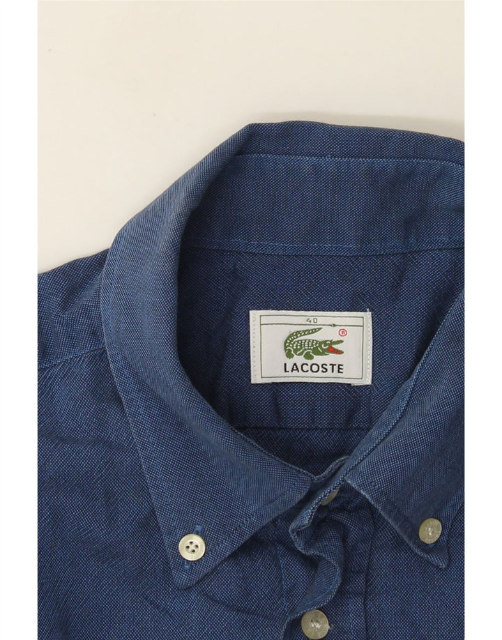 Lacoste herreskjorte str. 40 Medium marineblå